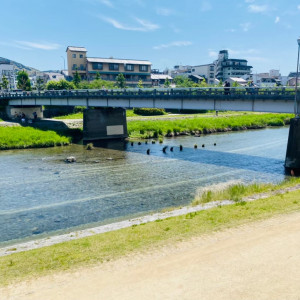 待合室川床からの風景|616345さんのFUNATSURU KYOTO KAMOGAWA RESORT（登録有形文化財）の写真(1986069)