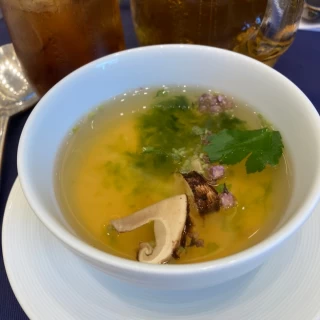 スープメニューの茶碗蒸し