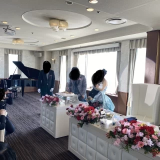 ケーキ入刀