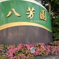駅からすぐ見える看板です