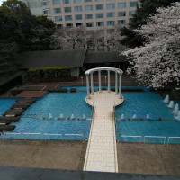 宴会場のバルコニーからの風景