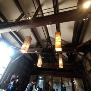 高い天井に見える堀|616917さんの竹田城 城下町ホテルENの写真(1480850)