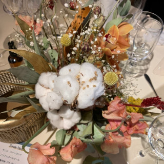 テーブルのお花