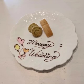 フェアに行ったらこんな素敵なプレートを出して下さいました