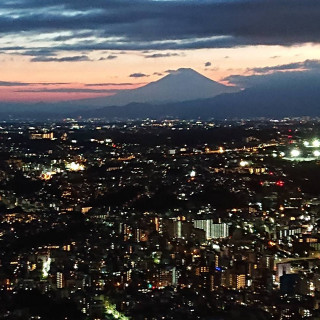 富士山が見えました