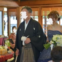 花嫁　父との入場