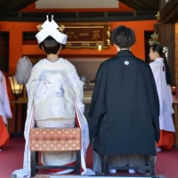 挙式中の一枚