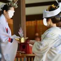 挙式中の一枚
