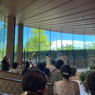明るい挙式会場