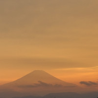 テラスからや綺麗な富士山