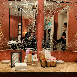 御手洗です。
とても可愛くて、お客様のためのアメニ置けま。|617542さんの赤坂 アプローズスクエア迎賓館の写真(1577269)