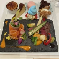 夏だとヤドカリのデザートも可愛いです。