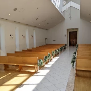 新郎新婦側からみたアングルです。