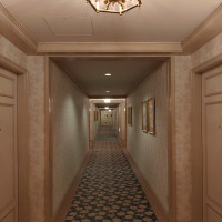 ブライズルームへの廊下