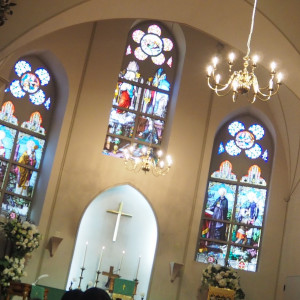 チャペルのステンドグラス|618058さんのセントパトリック教会の写真(1459755)