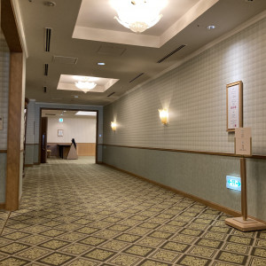 来賓者待合室前廊下の絨毯|618100さんのフォレスト・イン 昭和館(オークラホテルズ&リゾーツ)の写真(2088292)