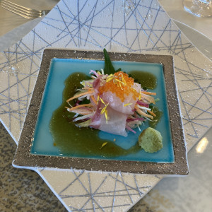 海鮮料理もありソースも美味しかった、食べきりサイズ|618100さんのフォレスト・イン 昭和館(オークラホテルズ&リゾーツ)の写真(2088283)