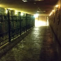 チャペルへ向かうまでの通路です。