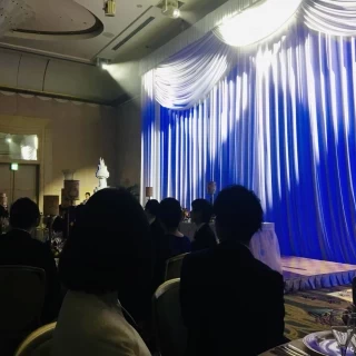 披露宴会場は広い