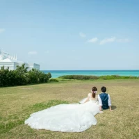 芝生での撮影（お座りver.）
