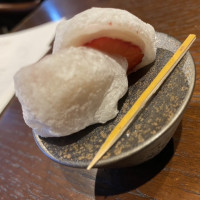 試食のデザート
苺大福