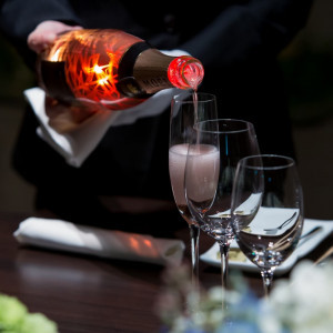 光るモエドシャンパンで乾杯‥|618737さんのラグナヴェール 名古屋（LAGUNAVEIL NAGOYA）の写真(1465211)
