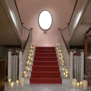 チャペルまでの階段。キャンドルが綺麗です！|618868さんの札幌グランドホテルの写真(1468459)