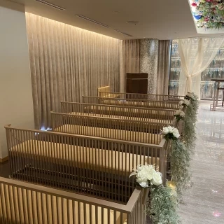参列者席