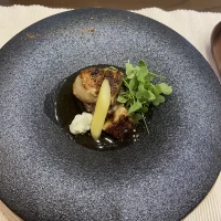 フォアグラを味噌で漬けたもので、美味しかったです