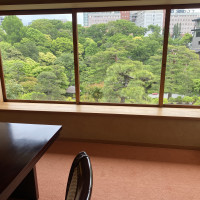 別館家族の待合室として使える部屋からの眺めです。