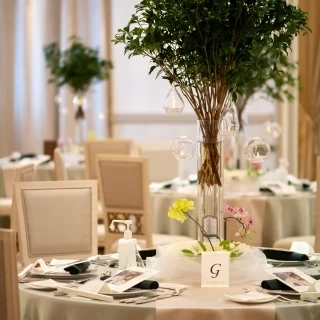 会場装花　円卓