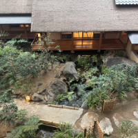 建物の中の庭園