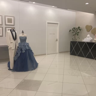 披露宴会場に行くところのフロア
