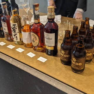 新郎セレクトのものも含め、様々なお酒を楽しむことができました