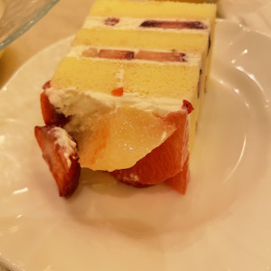 ウエディングケーキのおすそ分け。|619513さんのブランスイート大阪（ウエディング取扱終了）の写真(1525794)
