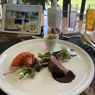 お肉、海老とてもおいしかったです。