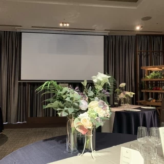 披露宴のスクリーンです。