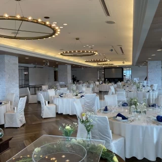 海一面の会場