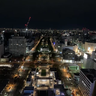 会場からの夜景