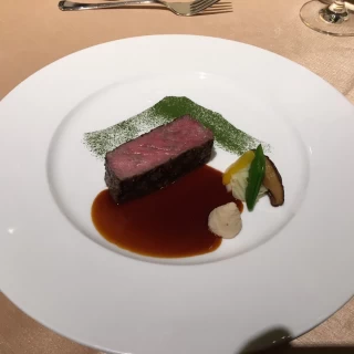 富士山モチーフのお肉です。