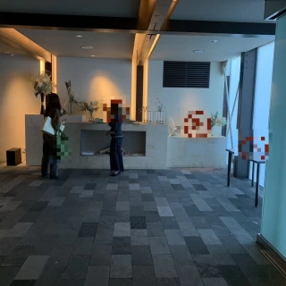 披露宴会場入口 全体像