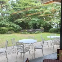 披露宴会場から見える緑