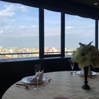 披露宴会場から見た景色