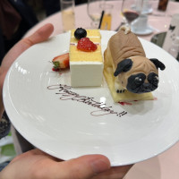 ケーキサーブのときの要望も聞いてくださいました