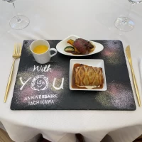 牛フィレ肉、平目のパイ包み
かぼちゃのスープ