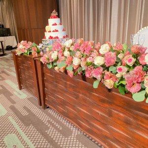 メインテーブル装花|620582さんのシェラトン都ホテル東京の写真(1494214)
