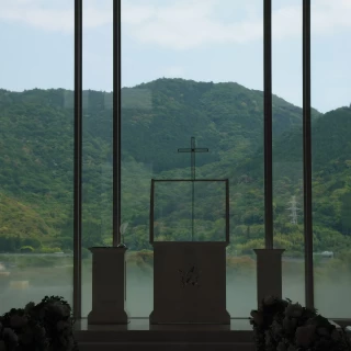 チャペルからの景色が綺麗でした。