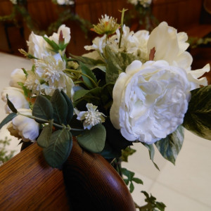 白で統一されていて、可愛いお花でした。|620794さんのグランラセーレ鹿児島の写真(1480398)