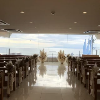 サンセットが綺麗な式場