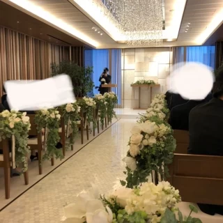 内装がラグジュアリーな挙式会場